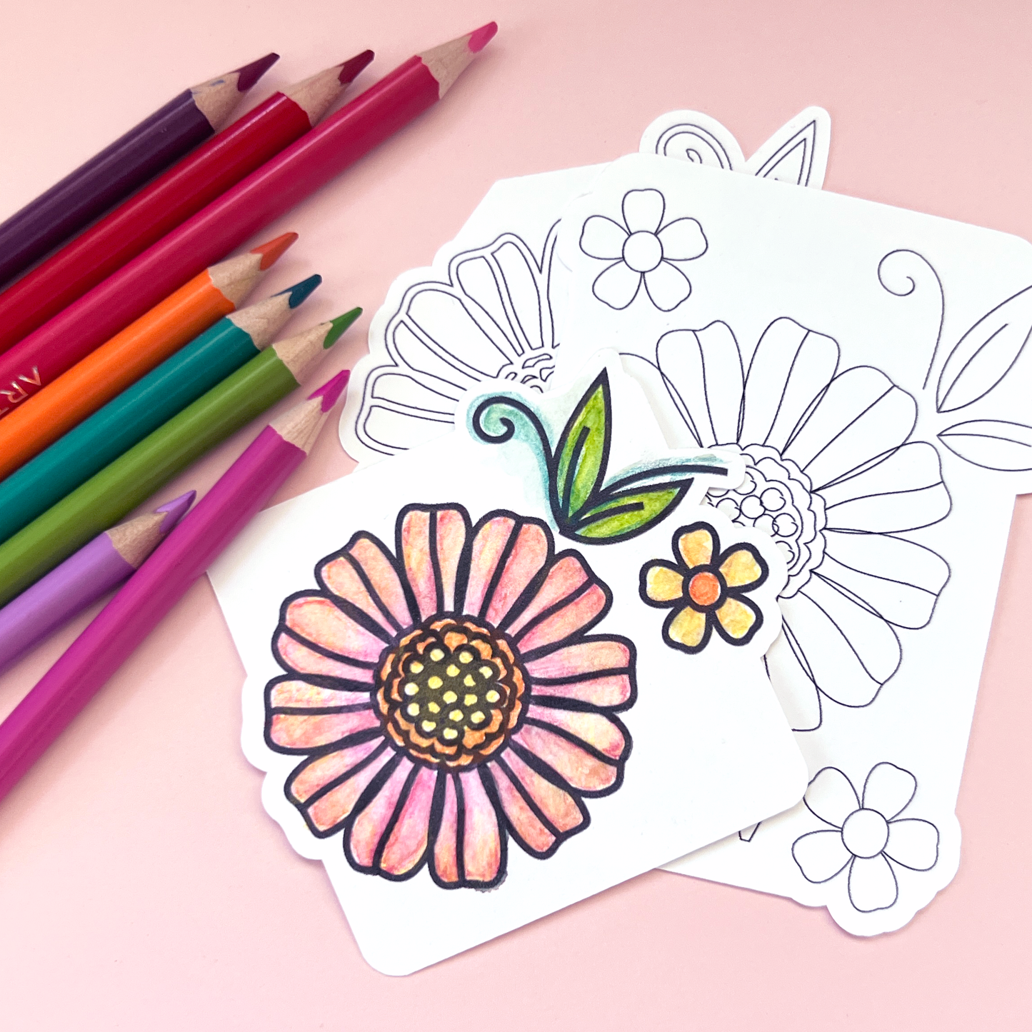 eBook & SVG Bundle: Making Mini Coloring Cards with Cricut