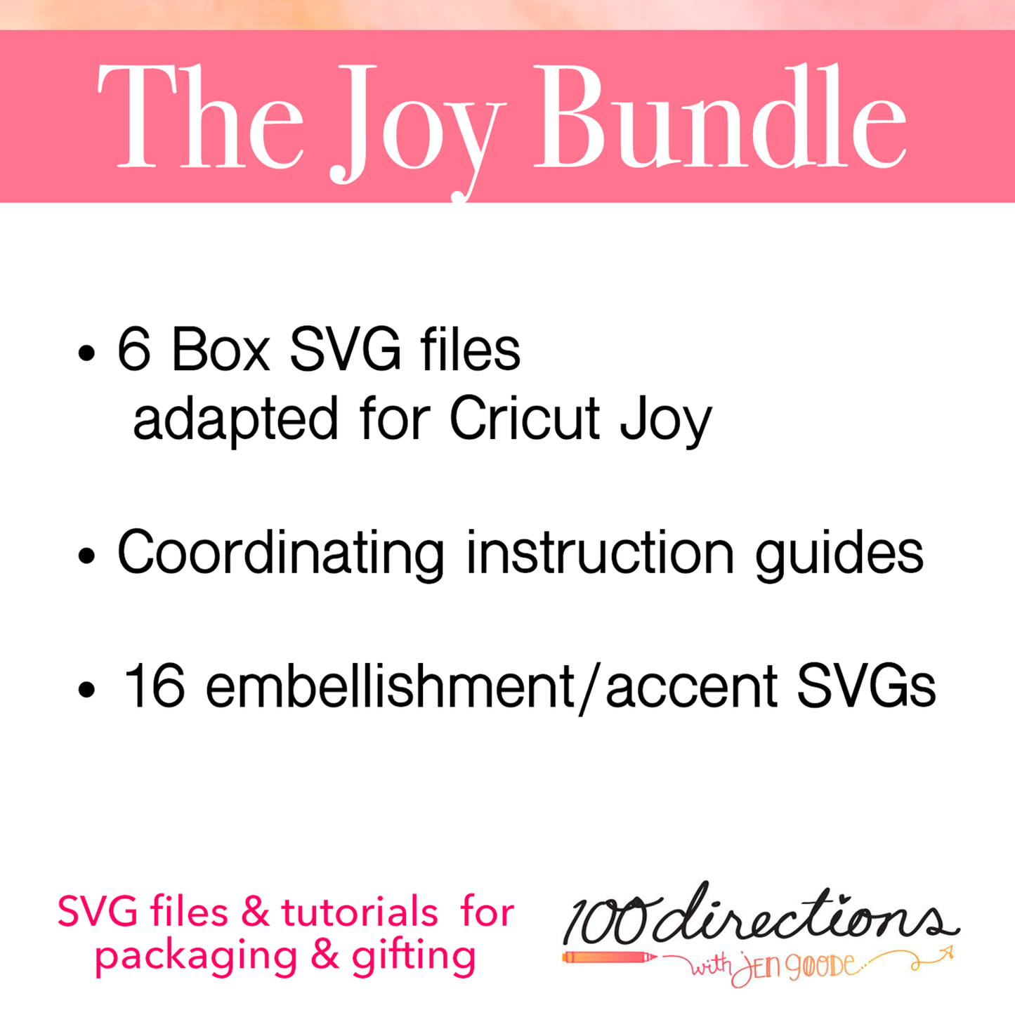 Design Bundle: Cricut Joy and Joy Xtra Packaging SVGs