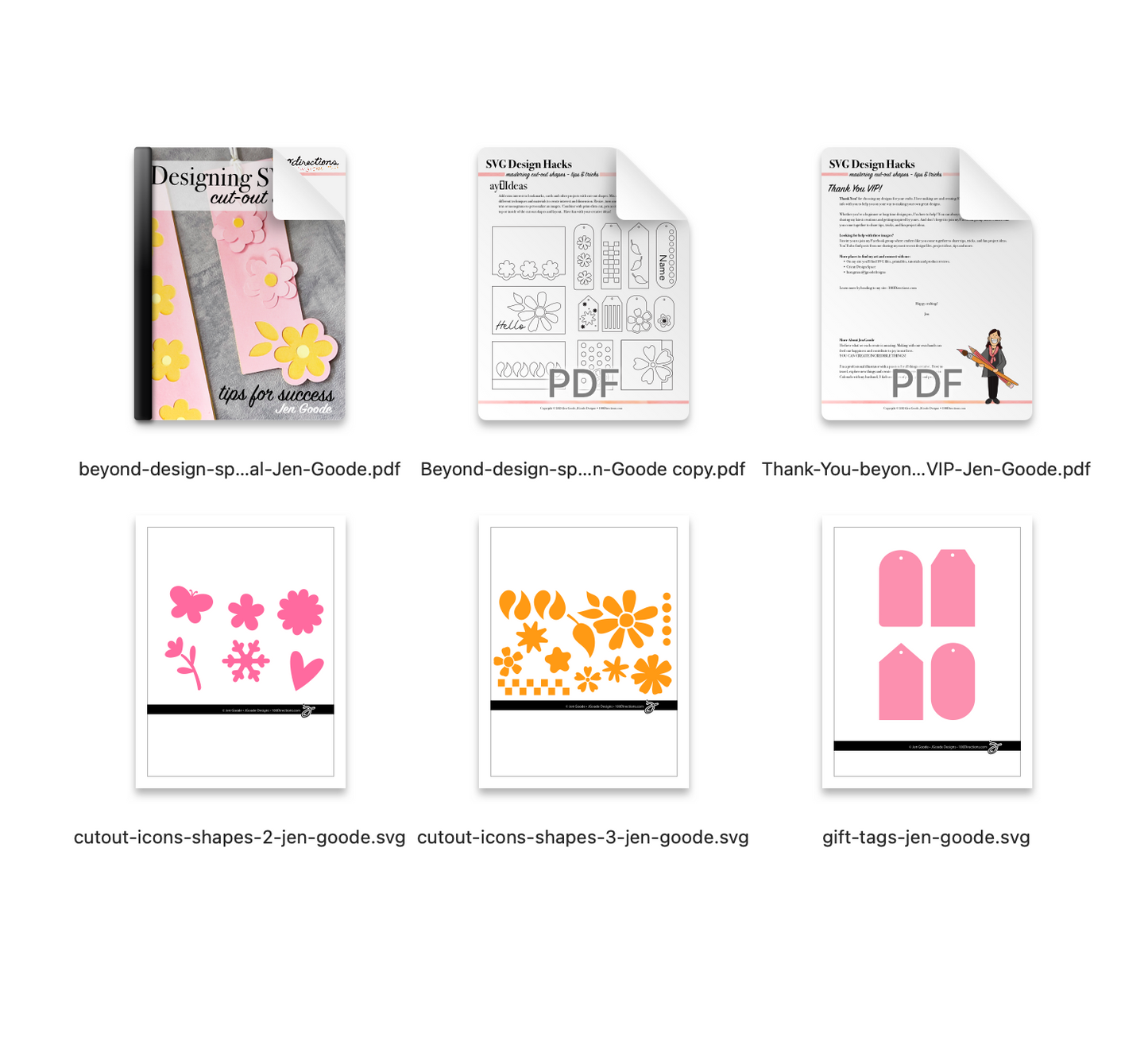 eBook & SVG Bundle: Cut-out Shape Projects with Cricut