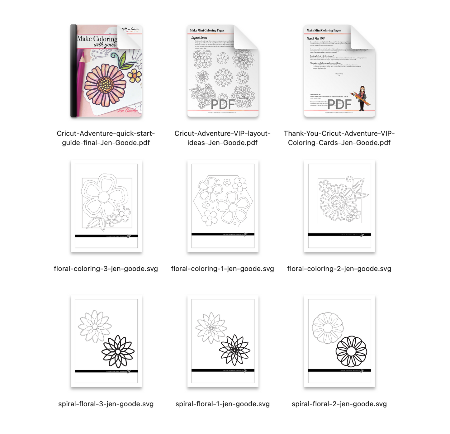 eBook & SVG Bundle: Making Mini Coloring Cards with Cricut