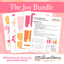 Load image into Gallery viewer, Design Bundle: Cricut Joy and Joy Xtra Packaging SVGs
