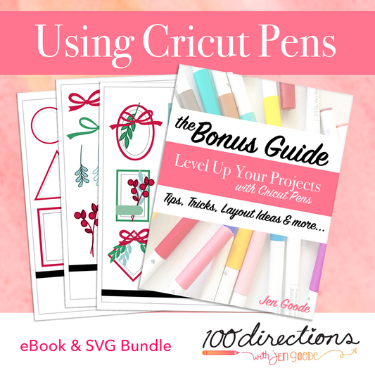 eBook & SVG Bundle: Using Cricut Pens eBook Bundle