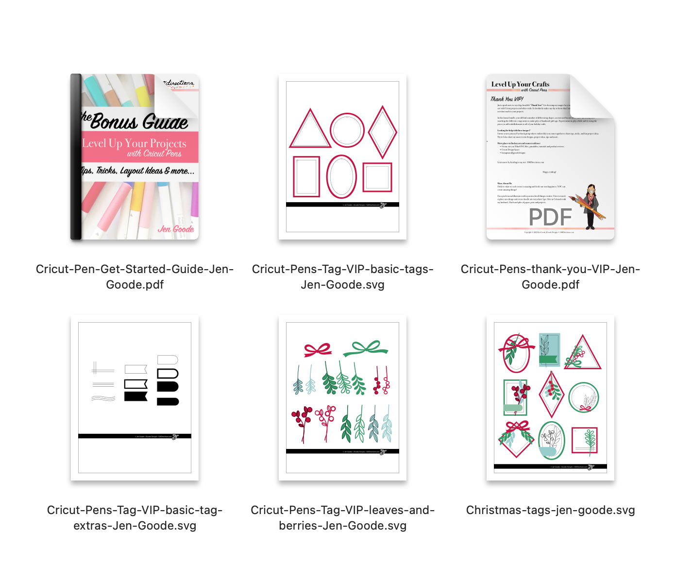 eBook & SVG Bundle: Using Cricut Pens eBook Bundle