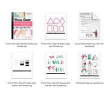 Load image into Gallery viewer, eBook &amp; SVG Bundle: Using Cricut Pens eBook Bundle
