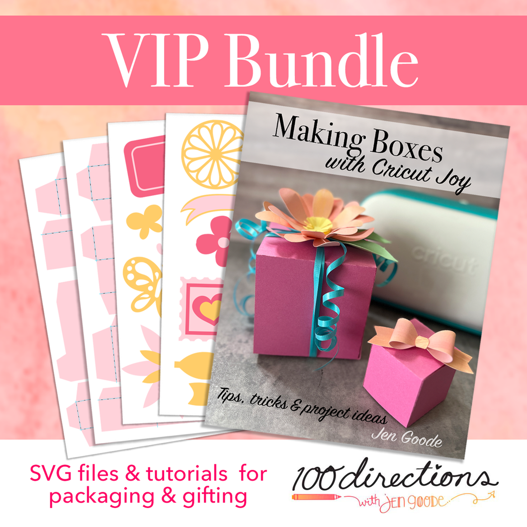 eBook & SVG Bundle: Making Boxes with Cricut Joy