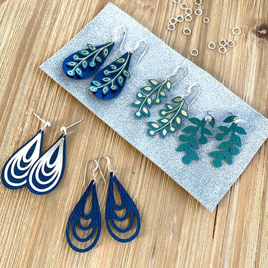 3 Vine Earring Designs Bundle