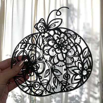 Fancy Floral Pumpkin Cut File Set