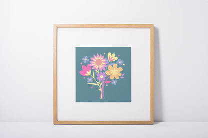 Flower Bouquet - single layer design