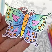 Load image into Gallery viewer, Multi-layered Butterfly Cut File with Draw Lines
