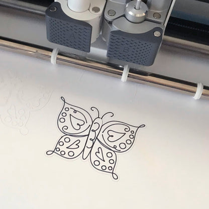 Multi-layered Butterfly Cut File with Draw Lines